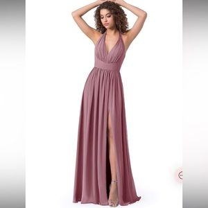Azazie Gianni Dress Vintage Mauve